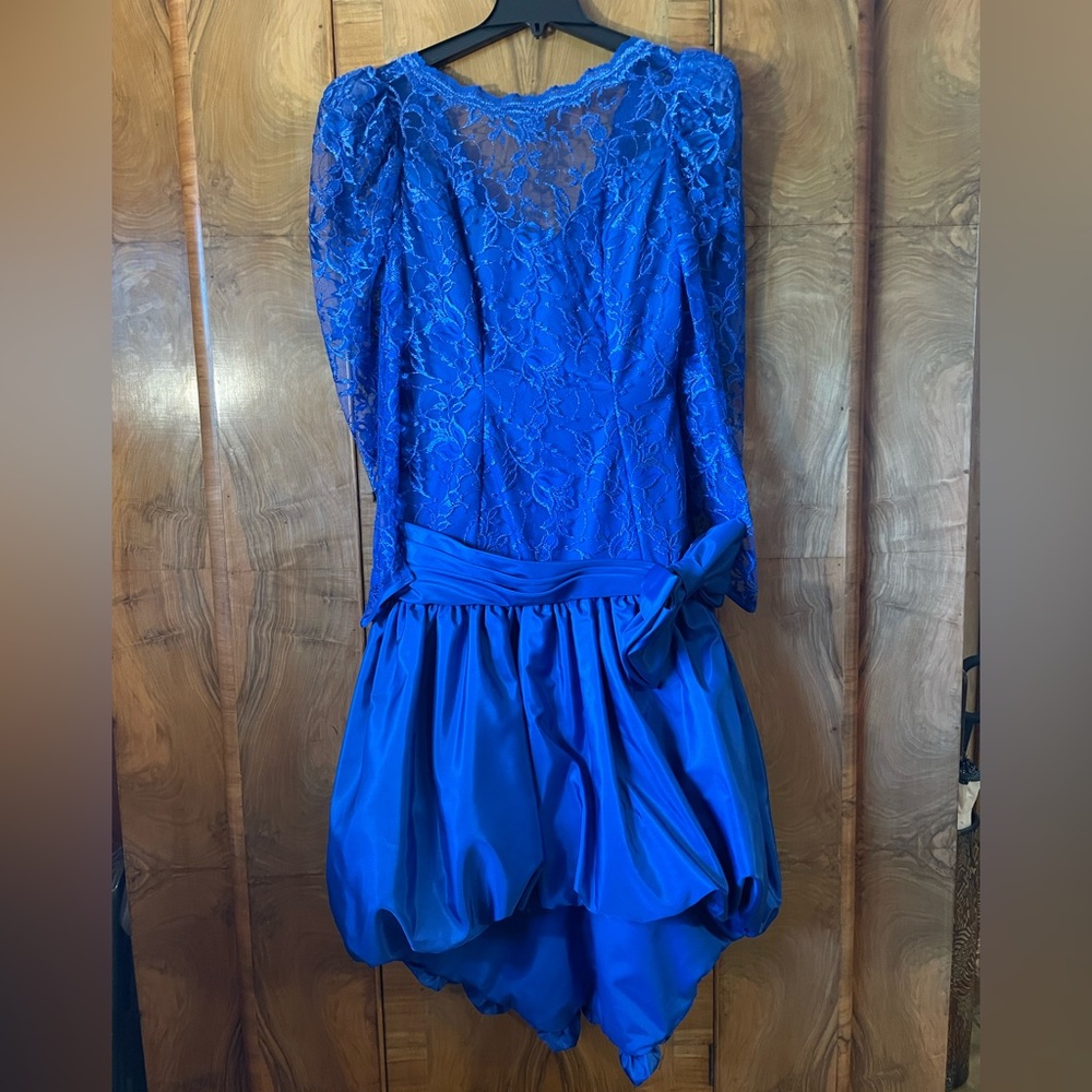 Gorgeous 80’s Cocktail Dress in Cobalt Blue